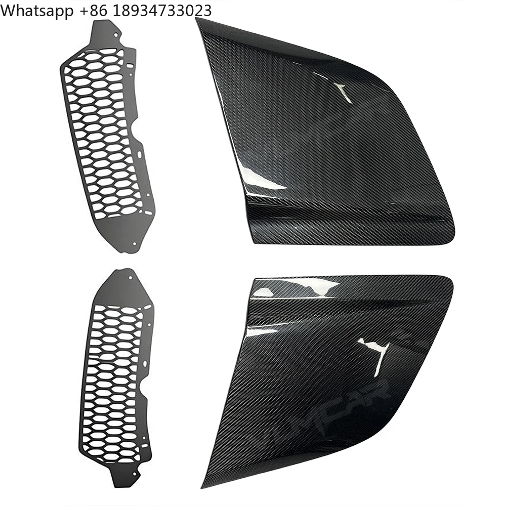 Dry Carbon Fiber Auto Side Door Fenders Blade Panels Air Vent for Audi R8 2016-2024
Dry Carbon Fiber Auto Side Door Fenders Blade Panels Air Vent for Audi R8 2016-2024