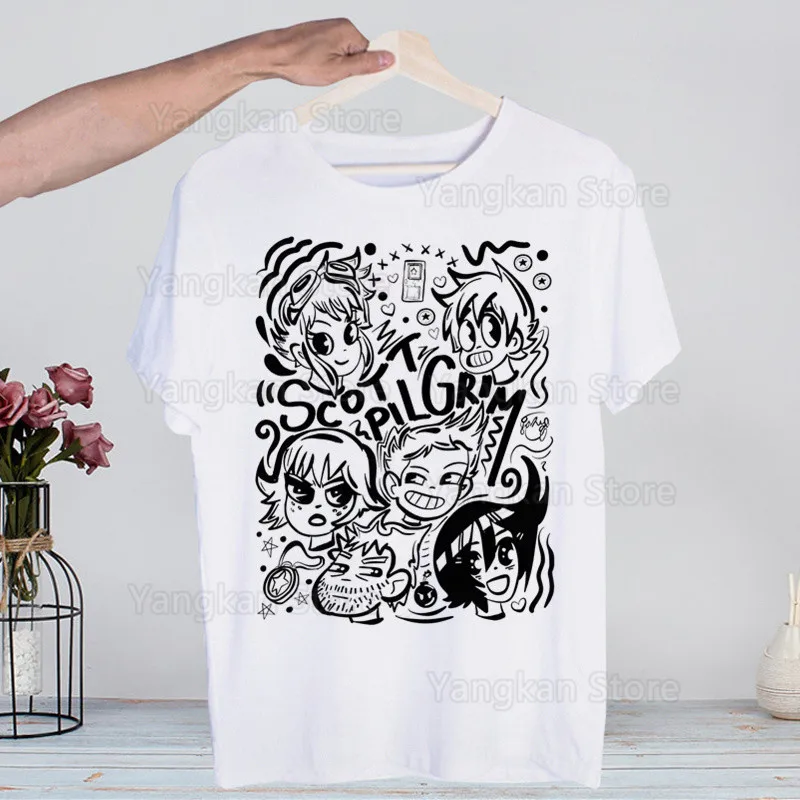 Scott Pilgrim Printing Street Style Casual Short Sleeve Men T Shirt O-neck Tshirt Male T-shirt
Scott Pilgrim Printing Street Style Casual Short Sleeve Men T Shirt O-neck Tshirt Male T-shirt