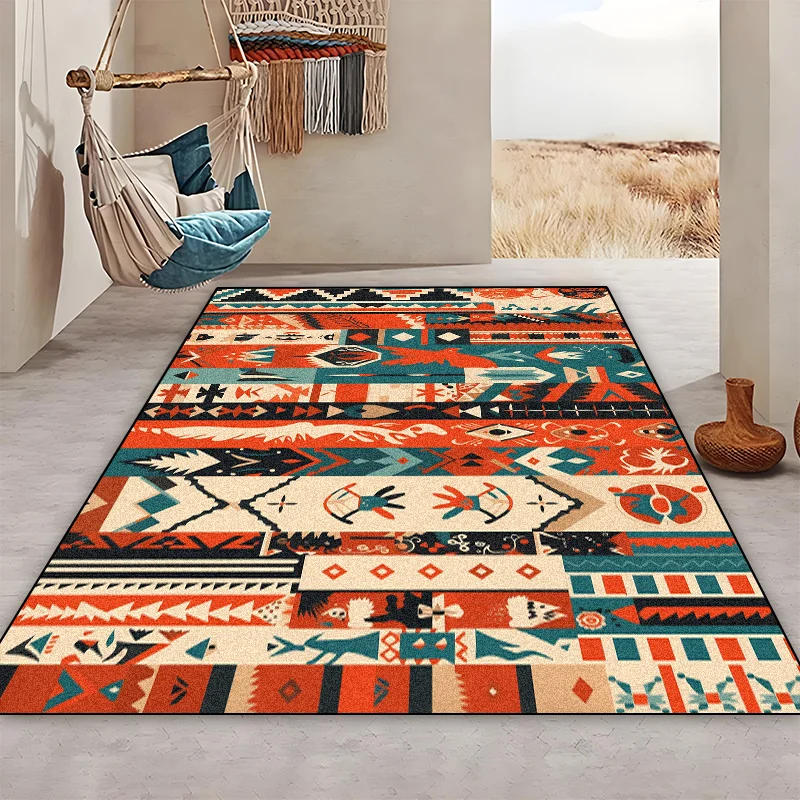 Vintage Bohemian Carpet for Living Room Home Decoration Large Carpets Non-slip Sofa Coffee Table Mat Comfort Soft Bedroom Rug
Vintage Bohemian Carpet for Living Room Home Decoration Large Carpets Non-slip Sofa Coffee Table Mat Comfort Soft Bedroom Rug