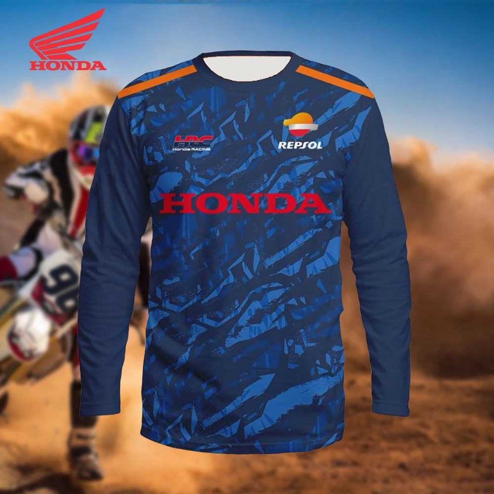 Honda Motocross Racing Jersey 2026 Long Sleeve Breathable T-Shirt for Mountain Bike Downhill Sport Outdoor Riding Clothing
Honda Motocross Racing Jersey 2026 Long Sleeve Breathable T-Shirt for Mountain Bike Downhill Sport Outdoor Riding Clothing
