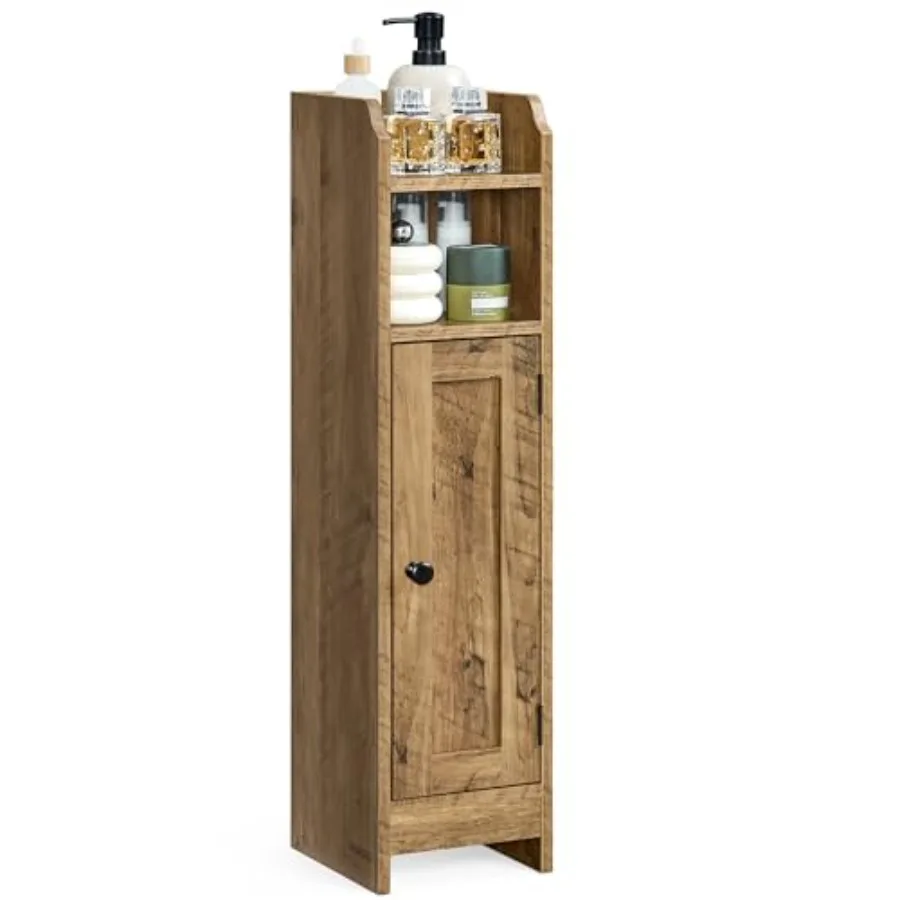 Small Storage Corner Floor Cabinet with Door, 7.9 x 7.1 x 31.5 Inches, Narrow Toilet Paper Storage Holder, Adjustable Shelves,
Small Storage Corner Floor Cabinet with Door, 7.9 x 7.1 x 31.5 Inches, Narrow Toilet Paper Storage Holder, Adjustable Shelves,