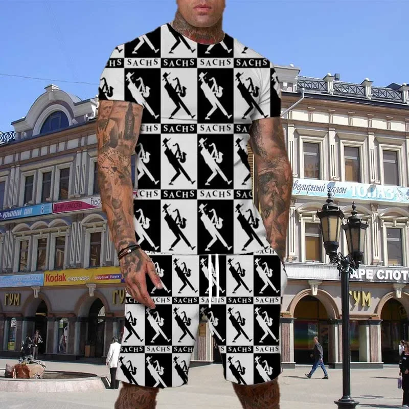 Best-selling Summer High-quality Fashion Personalized 3D Crew Neck Printing Men's Breathable and Comfortable Outdoor Sports Suit
Best-selling Summer High-quality Fashion Personalized 3D Crew Neck Printing Men's Breathable and Comfortable Outdoor Sports Suit