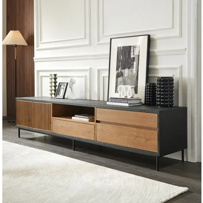 Тональный ретро шкаф для телевизора для гостиной, большой плоский пол, выставочный зал, ТВ-шкаф, модель мебели для комнаты
Тональный ретро шкаф для телевизора для гостиной, большой плоский пол, выставочный зал, ТВ-шкаф, модель мебели для комнаты