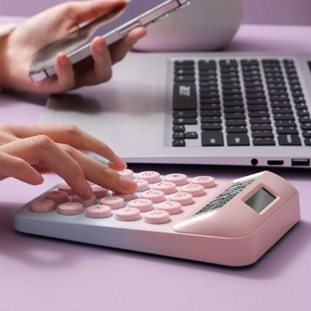 creative Solar Desktop Calculator High-value Candy Color Finance Calculator Portable Practical 12 Digits Calculator
creative Solar Desktop Calculator High-value Candy Color Finance Calculator Portable Practical 12 Digits Calculator