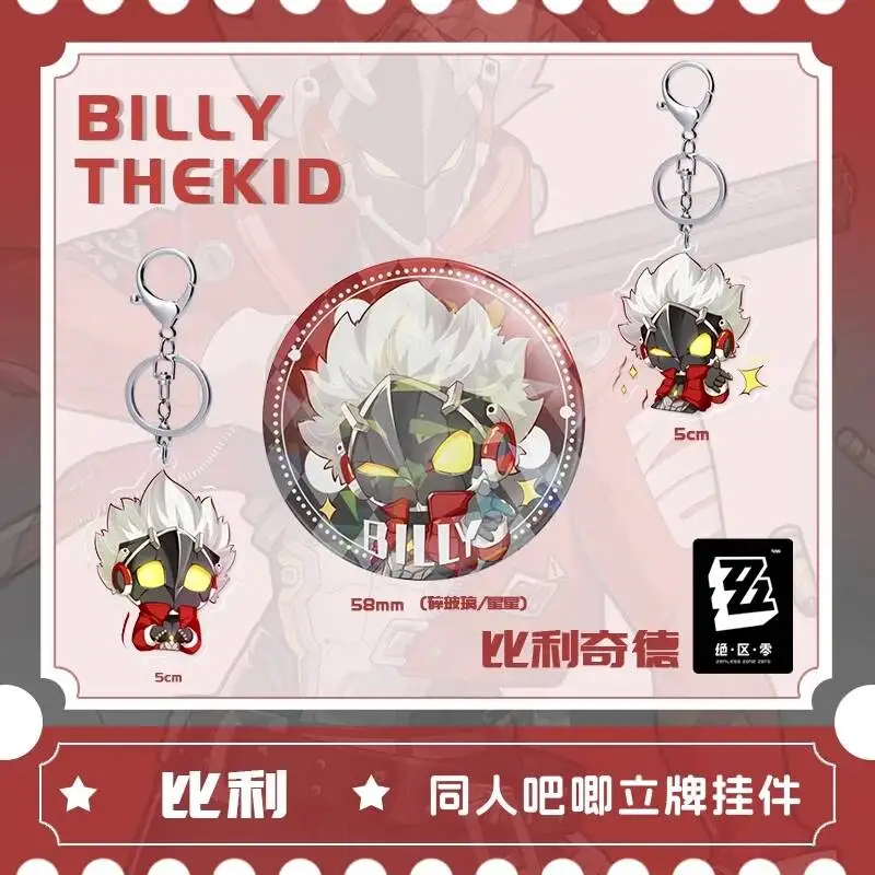 Zenless Zone Zero Billy The Kid Anime Acrylic Stand Figure Model Acg Pendant Keychain Badge Cosplay Decor For Friends Xmas Gift
Zenless Zone Zero Billy The Kid Anime Acrylic Stand Figure Model Acg Pendant Keychain Badge Cosplay Decor For Friends Xmas Gift