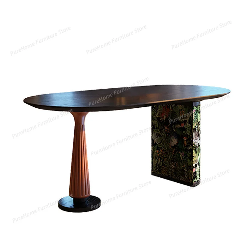Creativity Oval Dining Tables Living Room Nordic Restaurant Modern Dining Tables Homestay Wooden Furniture Обеден Стол MHCZ
Creativity Oval Dining Tables Living Room Nordic Restaurant Modern Dining Tables Homestay Wooden Furniture Обеден Стол MHCZ