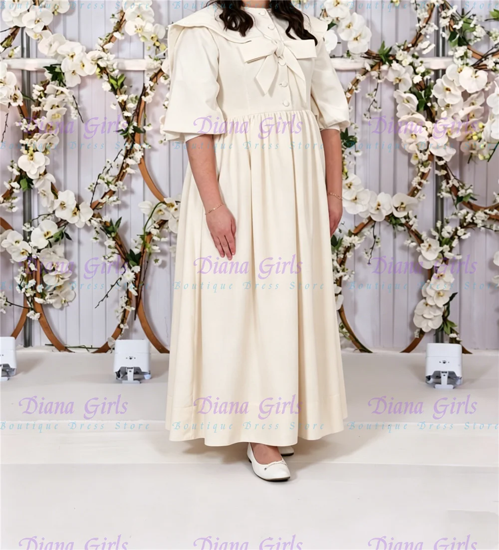Elegant Champagne Flower Girl Dress Quality Satin Fluffy Big Bow for Kids Wedding Birthday Party Evening Ball Gowns Customisable
Elegant Champagne Flower Girl Dress Quality Satin Fluffy Big Bow for Kids Wedding Birthday Party Evening Ball Gowns Customisable
