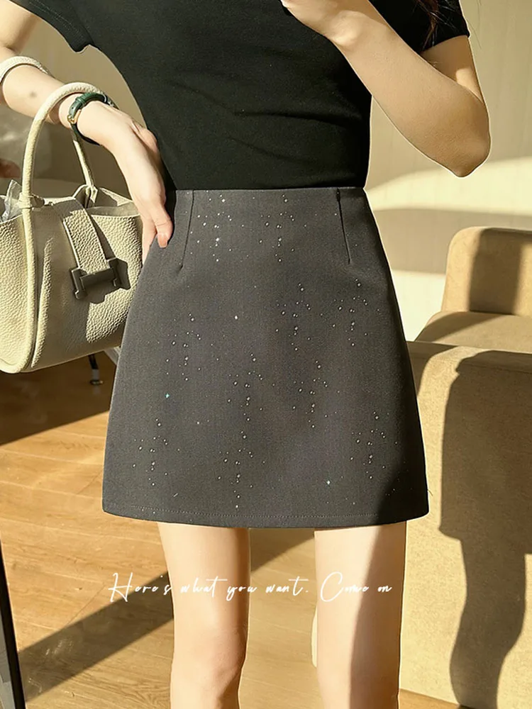 Streetwear Fashion Vintage Women Sequined Casual Office High Waist Slim A Line Mini Skirts 2025 New Summer Short Skirts
Streetwear Fashion Vintage Women Sequined Casual Office High Waist Slim A Line Mini Skirts 2025 New Summer Short Skirts