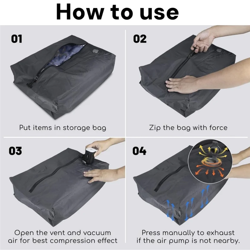 Hot!Vacuum Bags For Travel, For Clothing, For Suitcase Storage-Reusable Compression Seal Bags Essential Accessories
Hot!Vacuum Bags For Travel, For Clothing, For Suitcase Storage-Reusable Compression Seal Bags Essential Accessories