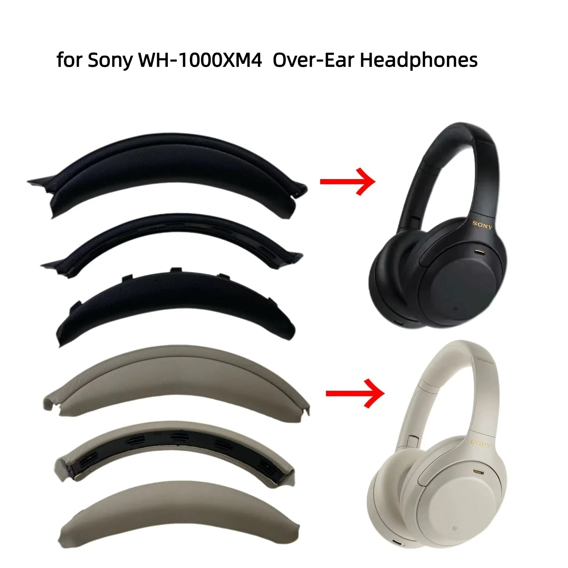 KUTOU Ear Pads Cushions + Headband, Replacement Kit for Sony WH-1000XM4 (WH1000XM4) Over-Ear Headphones, Replacement Headstrap
KUTOU Ear Pads Cushions + Headband, Replacement Kit for Sony WH-1000XM4 (WH1000XM4) Over-Ear Headphones, Replacement Headstrap