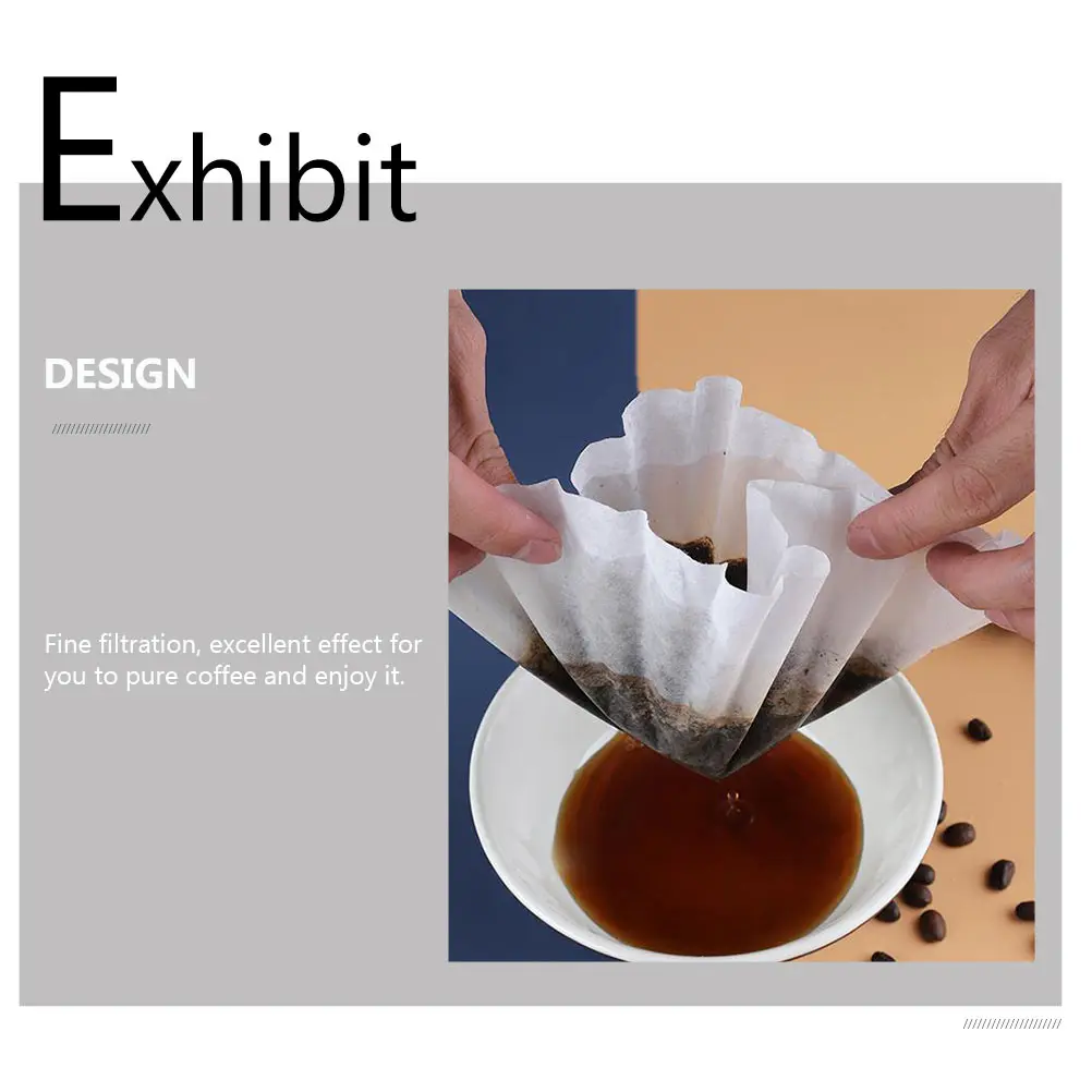 100 Sheets Coffee Filter Paper Eco Friendly Disposable Tea Strainer Large Quantity Daily Use Fine Filtration Coffee Enjoyment
100 Sheets Coffee Filter Paper Eco Friendly Disposable Tea Strainer Large Quantity Daily Use Fine Filtration Coffee Enjoyment
