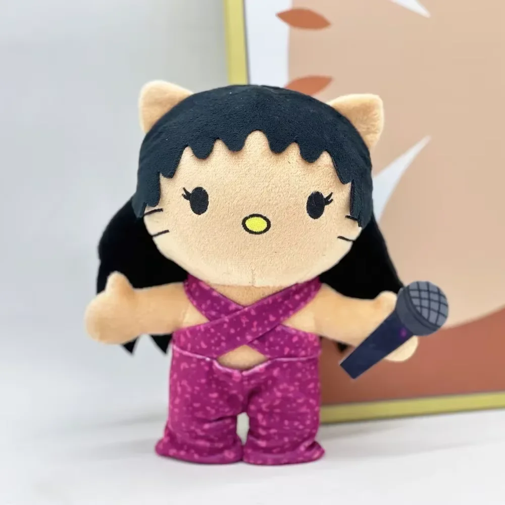 Selena Rose Red Clothes With Handheld Microphone Hello Kitty Plush Toy Stuffed Children Doll Birthday Gifts
Selena Rose Red Clothes With Handheld Microphone Hello Kitty Plush Toy Stuffed Children Doll Birthday Gifts