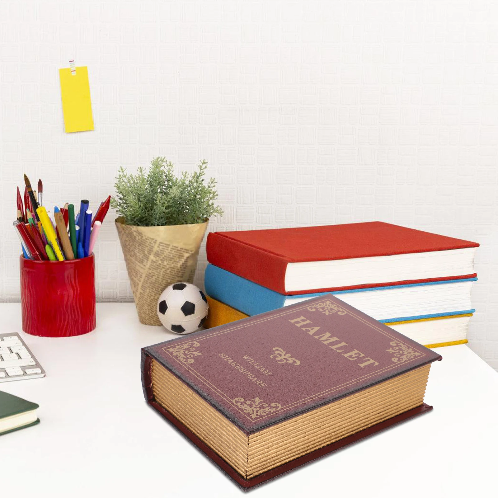 Fake Book Boxes Decorative Storage ganizer Vintage Style Home Office nament Bookshelf Shelf Desktop Display False
Fake Book Boxes Decorative Storage ganizer Vintage Style Home Office nament Bookshelf Shelf Desktop Display False