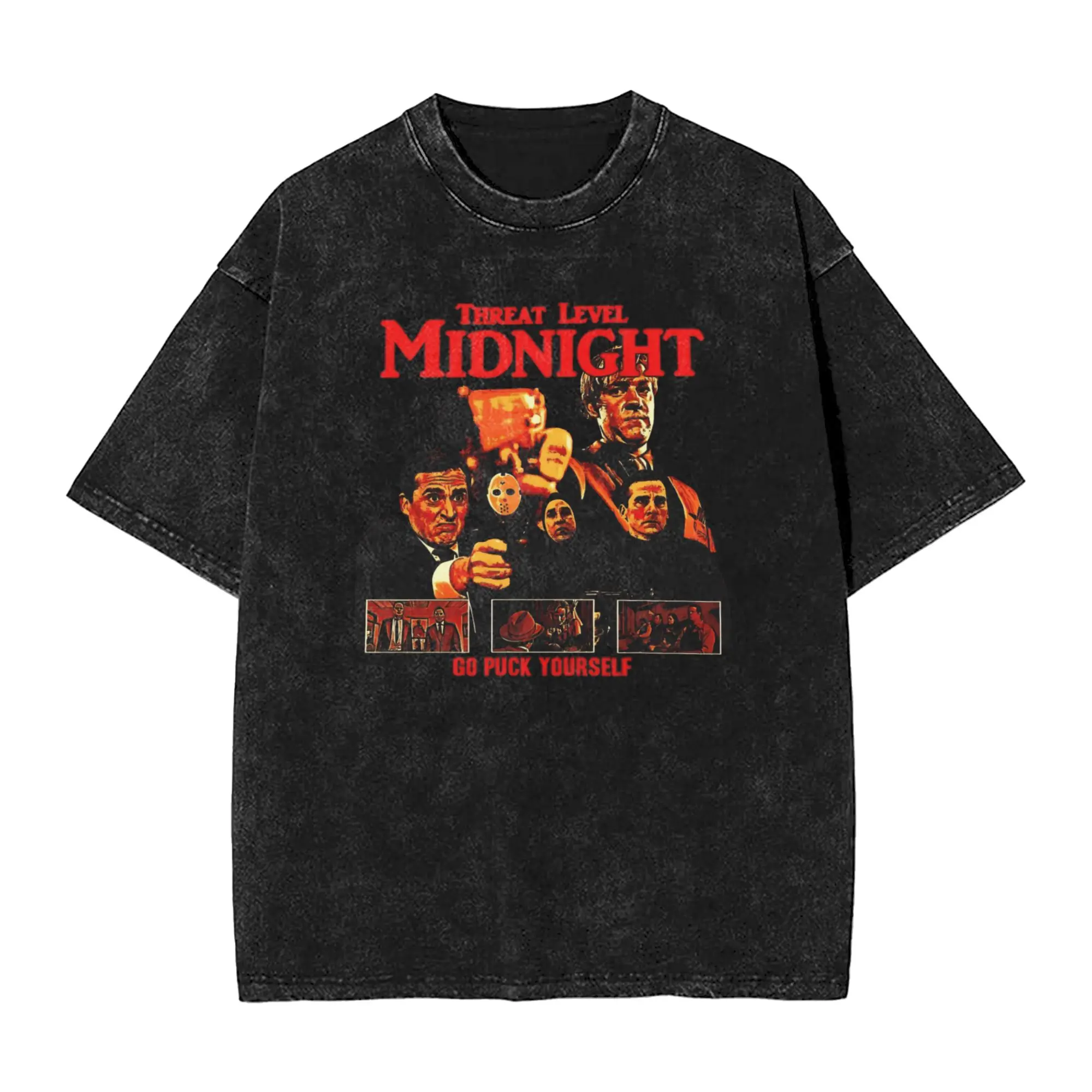 Threat Level Midnight Michael Scott Homage TV Series The Office Dwight Schrute Jim Halpert Men O Neck Cotton Washed T Shirts
Threat Level Midnight Michael Scott Homage TV Series The Office Dwight Schrute Jim Halpert Men O Neck Cotton Washed T Shirts