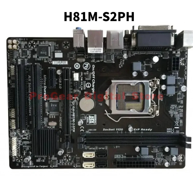 Used For GIGABYTE GA-H81M-S2PH LGA 1150 DDR3 mATX Motherboard for 4th Gen Intel Core i7/i5/i3/Pentium/Celeron CPU
Used For GIGABYTE GA-H81M-S2PH LGA 1150 DDR3 mATX Motherboard for 4th Gen Intel Core i7/i5/i3/Pentium/Celeron CPU