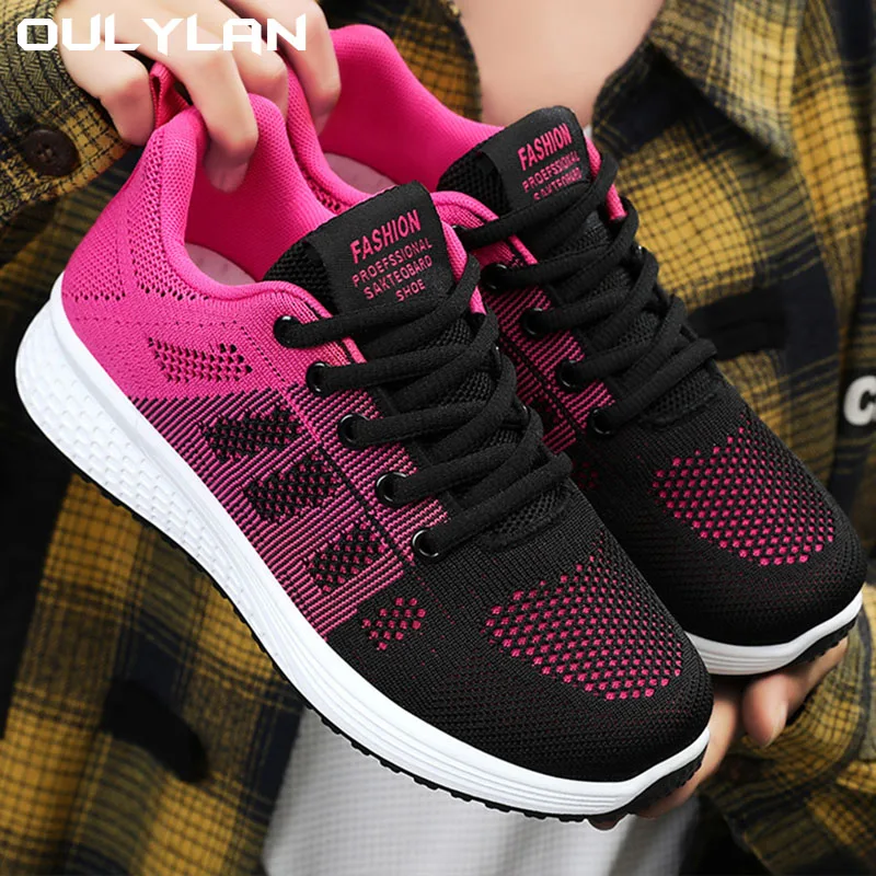 Oulylan 2025 Fashion Women Shoes Soft Walking Flats Non-slip Casual Sport Tennis Shoes Athletic Running Sneakers for Lady
Oulylan 2025 Fashion Women Shoes Soft Walking Flats Non-slip Casual Sport Tennis Shoes Athletic Running Sneakers for Lady