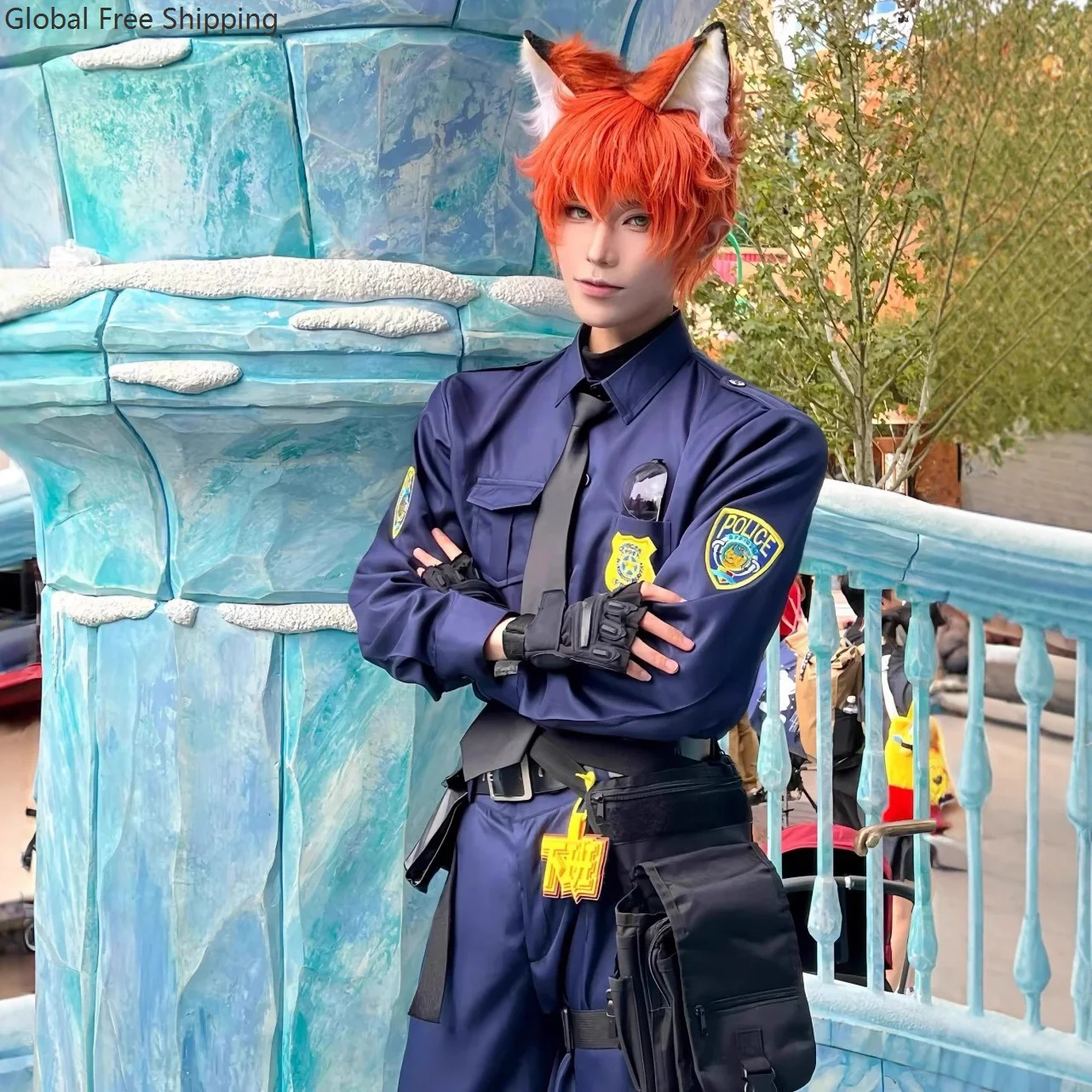 Fox Constable Costume Men's Festive Party Attire Adult Roleplay Performance Costume Halloween Carnival Party Animal Uniform Set
Fox Constable Costume Men's Festive Party Attire Adult Roleplay Performance Costume Halloween Carnival Party Animal Uniform Set