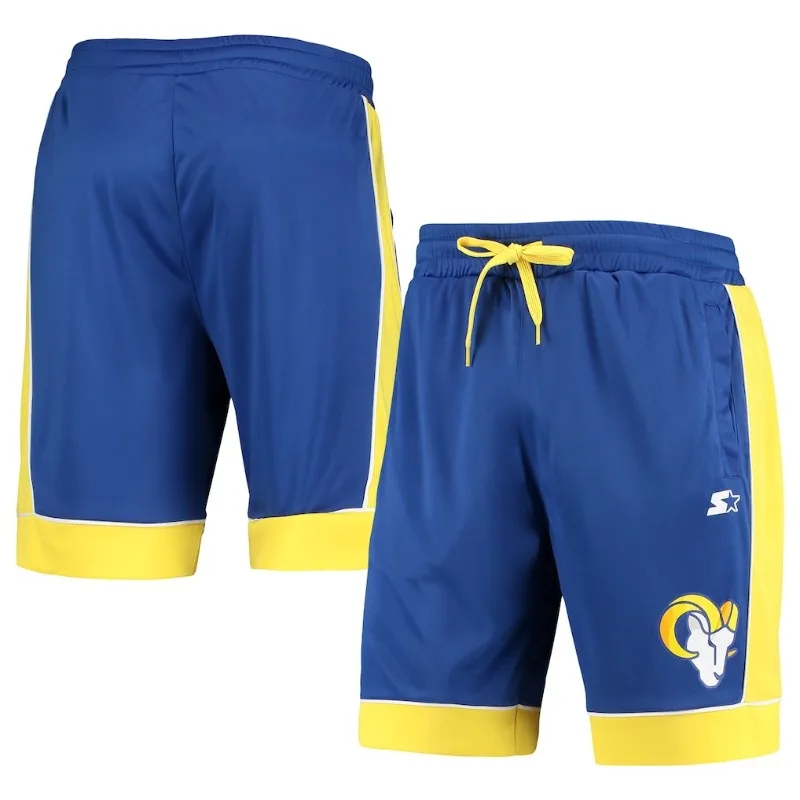 Los Angeles Football Shorts Rams Team Elastic Waist Sports Pants Casual Streetwear Workout Training Sweat Shorts with Pockets
Los Angeles Football Shorts Rams Team Elastic Waist Sports Pants Casual Streetwear Workout Training Sweat Shorts with Pockets