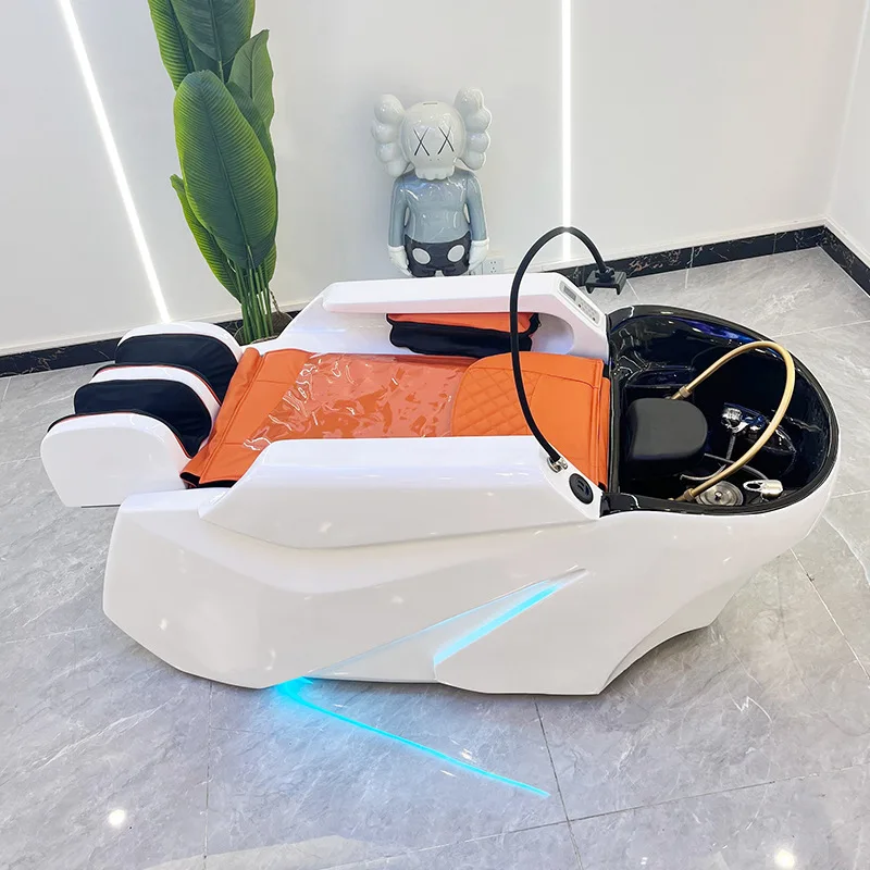 Electric massage shampoo bed, fully automatic smart barber shop, dedicated to hair salon
Electric massage shampoo bed, fully automatic smart barber shop, dedicated to hair salon