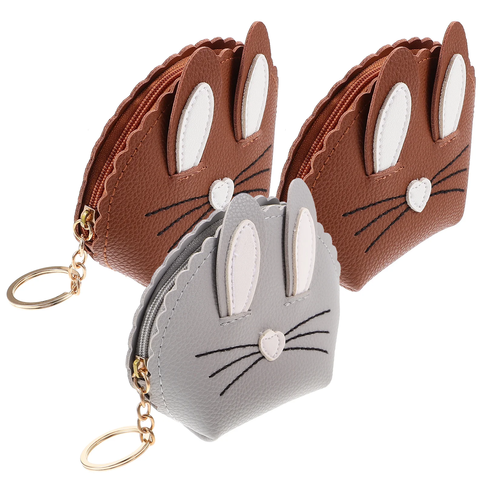 3Pcs Bunny Purse Compact Durable PU Coin Wallet Stylish Change Bag for Travel Meeting Daily Use Bunny Ear Change Purse
3Pcs Bunny Purse Compact Durable PU Coin Wallet Stylish Change Bag for Travel Meeting Daily Use Bunny Ear Change Purse