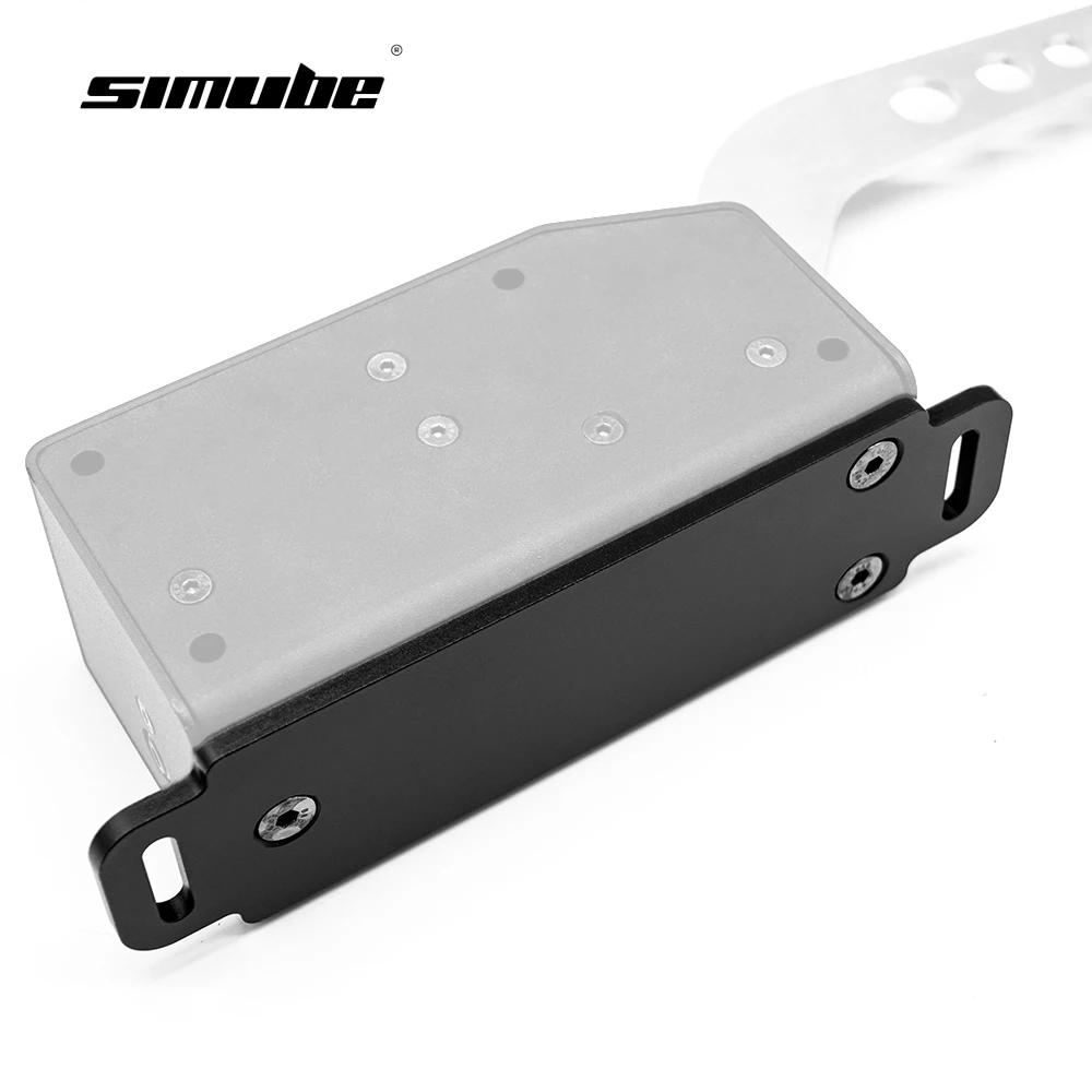 Simube ClubSport V1.5 Handbrake Adapter Plate, featuring aluminum alloy material, anodized coloring, and CNC machining process
Simube ClubSport V1.5 Handbrake Adapter Plate, featuring aluminum alloy material, anodized coloring, and CNC machining process