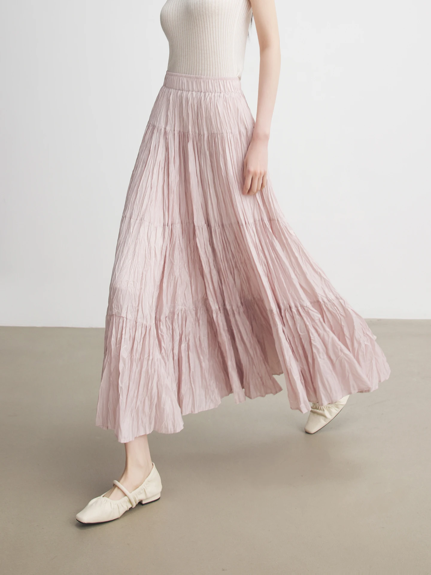 Женская плиссированная юбка Annata Artistic Folded Pink, весенне-осенняя, миди, дышащая, удобная, из полиэфирного волокна
Женская плиссированная юбка Annata Artistic Folded Pink, весенне-осенняя, миди, дышащая, удобная, из полиэфирного волокна