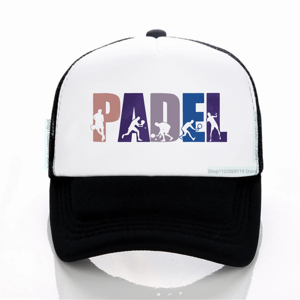 Padel Tennis Racquet Ball Vintage baseball cap Casual Sports Street sun hat summer adjustable mesh breathable trucker hat
Padel Tennis Racquet Ball Vintage baseball cap Casual Sports Street sun hat summer adjustable mesh breathable trucker hat