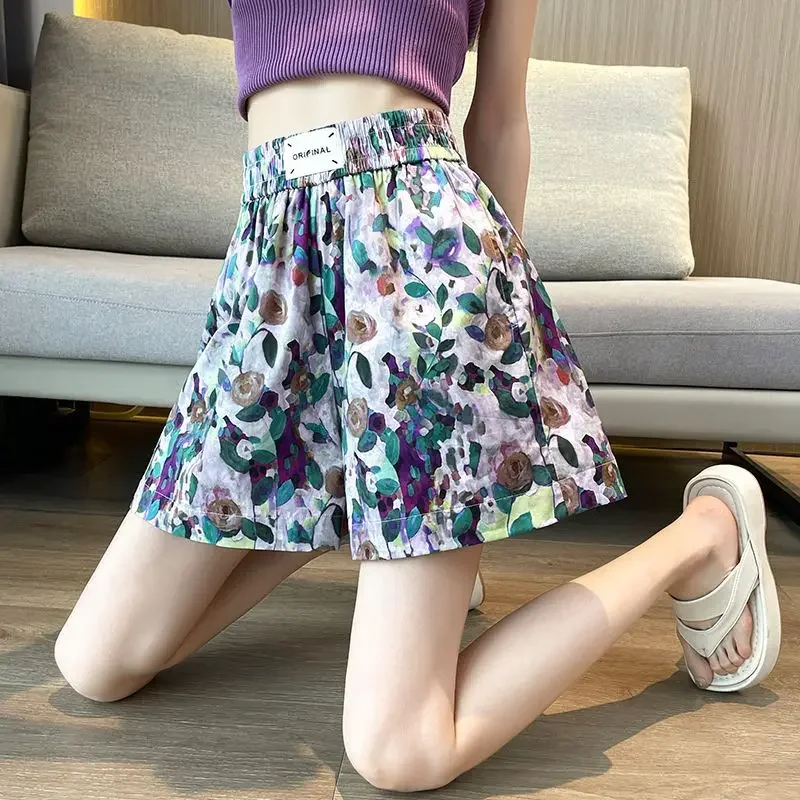 Шорты для женщин с высокой талией Свободные синие мешковатые принты Y2k Harajuku Эластичные струящиеся новые в одежде 2000-х Kpop Jorts Женские короткие брюки
Шорты для женщин с высокой талией Свободные синие мешковатые принты Y2k Harajuku Эластичные струящиеся новые в одежде 2000-х Kpop Jorts Женские короткие брюки