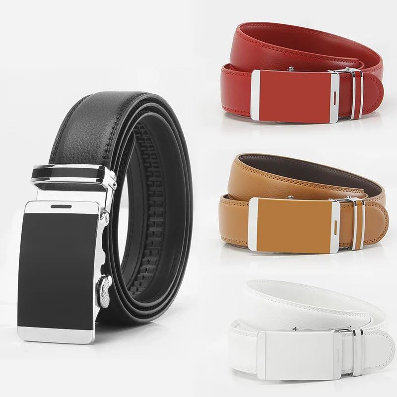 Classic Business Automatic Buckle Belt Men's Second-layer Cowhide Casual Fashion Accessory 3.5cm
Classic Business Automatic Buckle Belt Men's Second-layer Cowhide Casual Fashion Accessory 3.5cm