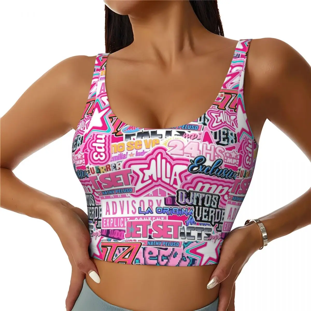 Custom E-Emilia Mernes Workout Crop Tank Tops Women Mp3 Singer Poster Running Sports Bras
Custom E-Emilia Mernes Workout Crop Tank Tops Women Mp3 Singer Poster Running Sports Bras