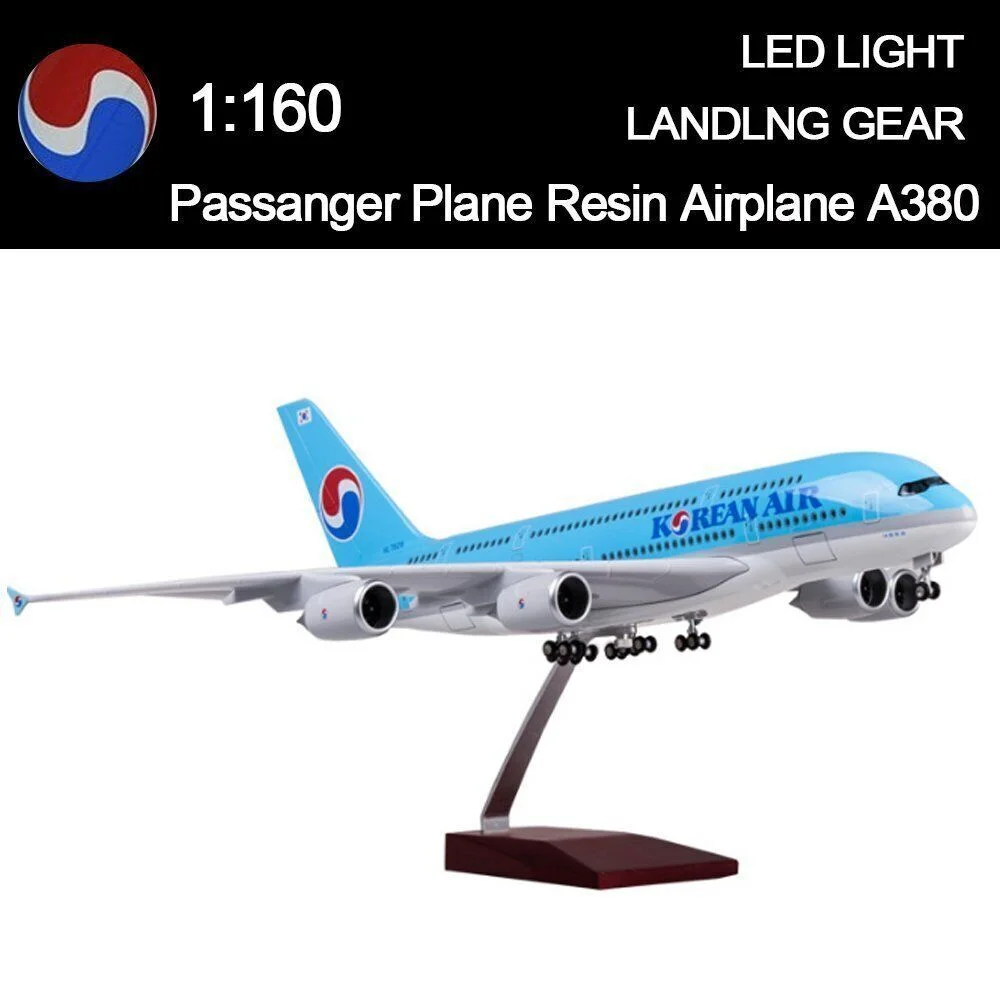 Aviation Enthusiasts 47CM 1:160 Model Aircraft Airbus A380 Air Korean LED Light Die-casting Machine Collected As A Gift By
Aviation Enthusiasts 47CM 1:160 Model Aircraft Airbus A380 Air Korean LED Light Die-casting Machine Collected As A Gift By