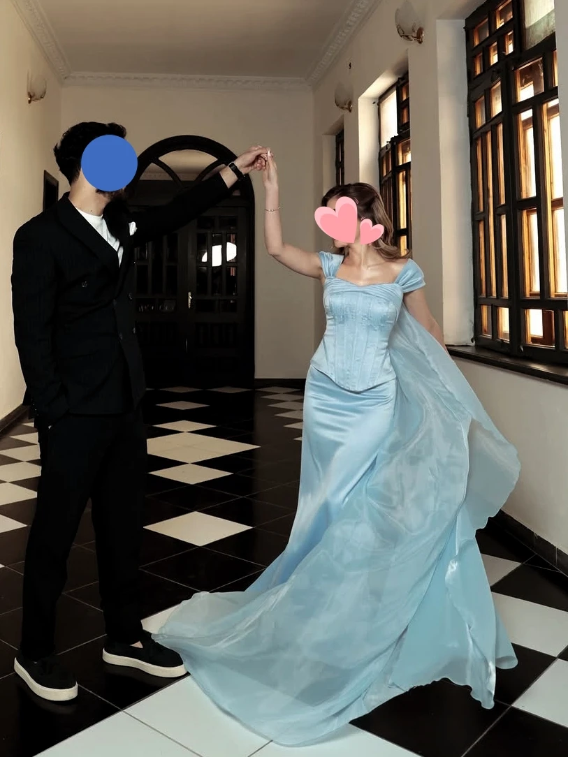 Oisslec Prom Dress Elegant Vintage Sweet Blue Satin Simple Summer New Customized Formal Occasion Prom Dress Evening Party Gowns
Oisslec Prom Dress Elegant Vintage Sweet Blue Satin Simple Summer New Customized Formal Occasion Prom Dress Evening Party Gowns