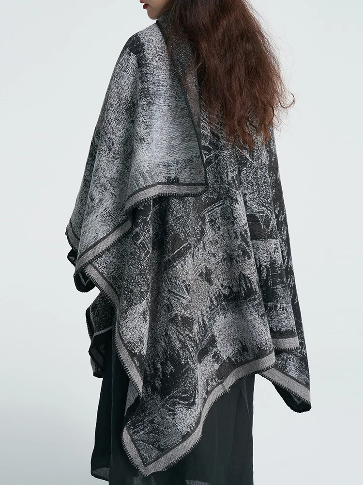Warmth-Seeking Women's Shawl Cloak Style Faux Cashmere Versatile Neck Warmer Trendy Unisex Long Rectangular Color Scarf
Warmth-Seeking Women's Shawl Cloak Style Faux Cashmere Versatile Neck Warmer Trendy Unisex Long Rectangular Color Scarf