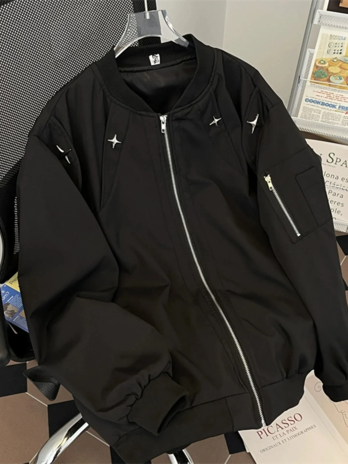 Мужская куртка-бомбер American High Street Pilot Jaet, весна-осень, свободного кроя, для пар, с воротником-стойкой, на молнии, удлиненная
Мужская куртка-бомбер American High Street Pilot Jaet, весна-осень, свободного кроя, для пар, с воротником-стойкой, на молнии, удлиненная