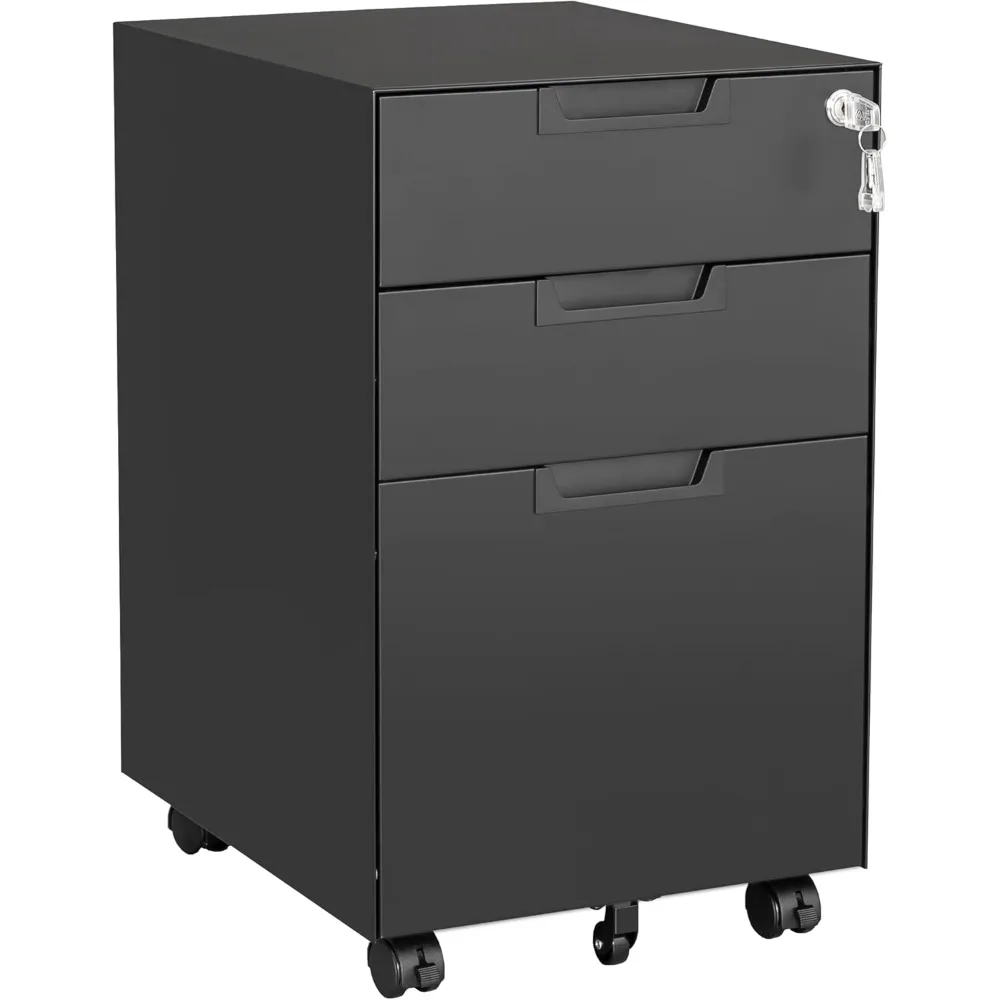 3 Drawer Mobile File Cabinet with Lock,Under Desk Metal Small Filing Cabinets for Home Office Organizer Letters Customized
3 Drawer Mobile File Cabinet with Lock,Under Desk Metal Small Filing Cabinets for Home Office Organizer Letters Customized
