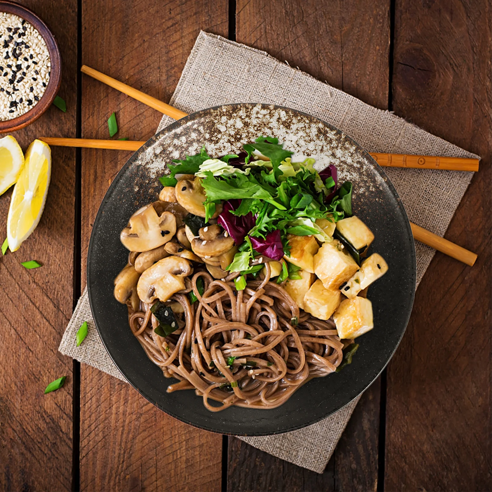 Japanese Ramen Ceramic Bowl Household Salad Bowl Microwave Dishwasher Safe Porcelain Food Container Tableware
Japanese Ramen Ceramic Bowl Household Salad Bowl Microwave Dishwasher Safe Porcelain Food Container Tableware