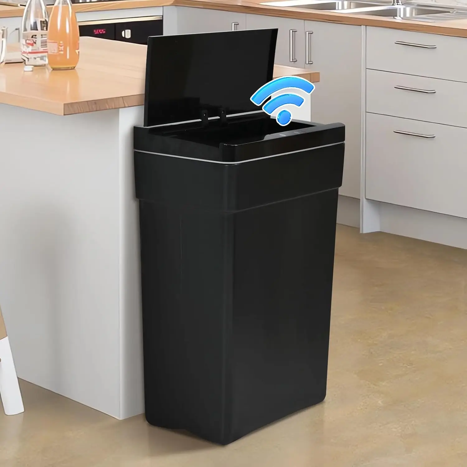 Автоматическое мусорное ведро на 13 галлонов для кухни, ванной, спальни, домашнего офиса, высокопроизводительное, пластиковое, бесконтактное, с возможностью индивидуальной настройки
Автоматическое мусорное ведро на 13 галлонов для кухни, ванной, спальни, домашнего офиса, высокопроизводительное, пластиковое, бесконтактное, с возможностью индивидуальной настройки