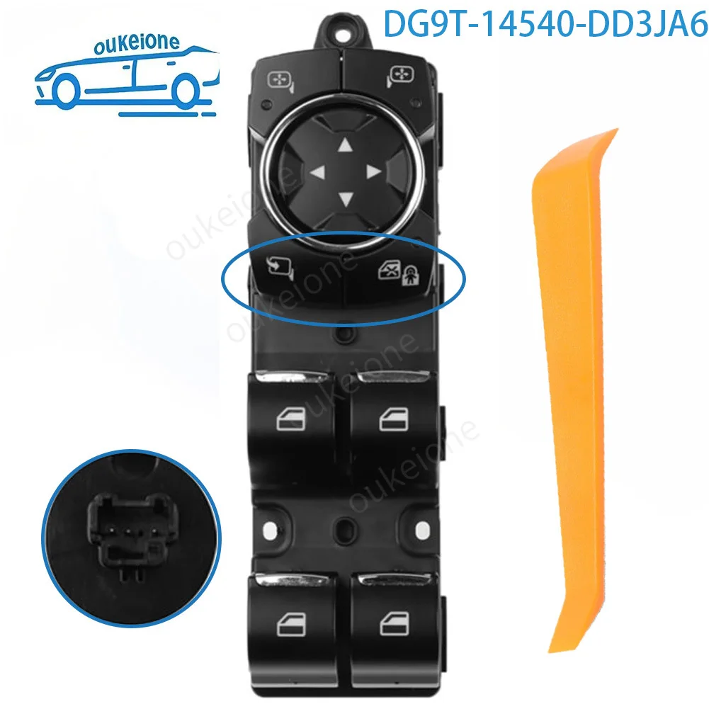 DG9T-14540-DD3JA6 Electric Power Window Switch Glass Lifter Control Button for Ford Mondeo 2015 2016 2017 2018 2019 Car Parts
DG9T-14540-DD3JA6 Electric Power Window Switch Glass Lifter Control Button for Ford Mondeo 2015 2016 2017 2018 2019 Car Parts