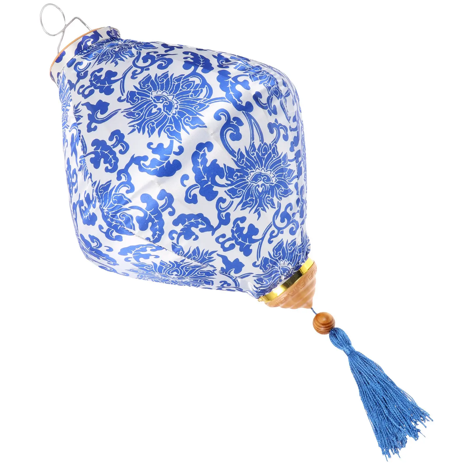 Chinese Lantern Decor Blue Floral Silk Cloth Waterproof Outdoor Garden Party Mid Autumn Festival Home Charm Lighting
Chinese Lantern Decor Blue Floral Silk Cloth Waterproof Outdoor Garden Party Mid Autumn Festival Home Charm Lighting