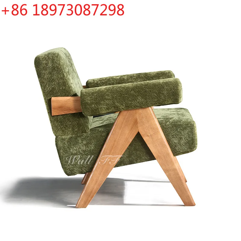 Одноместный диван-кресло в стиле ретро, ленивый массив дерева с подлокотниками, легкий роскошный диван-кресло для отдыха
Одноместный диван-кресло в стиле ретро, ленивый массив дерева с подлокотниками, легкий роскошный диван-кресло для отдыха