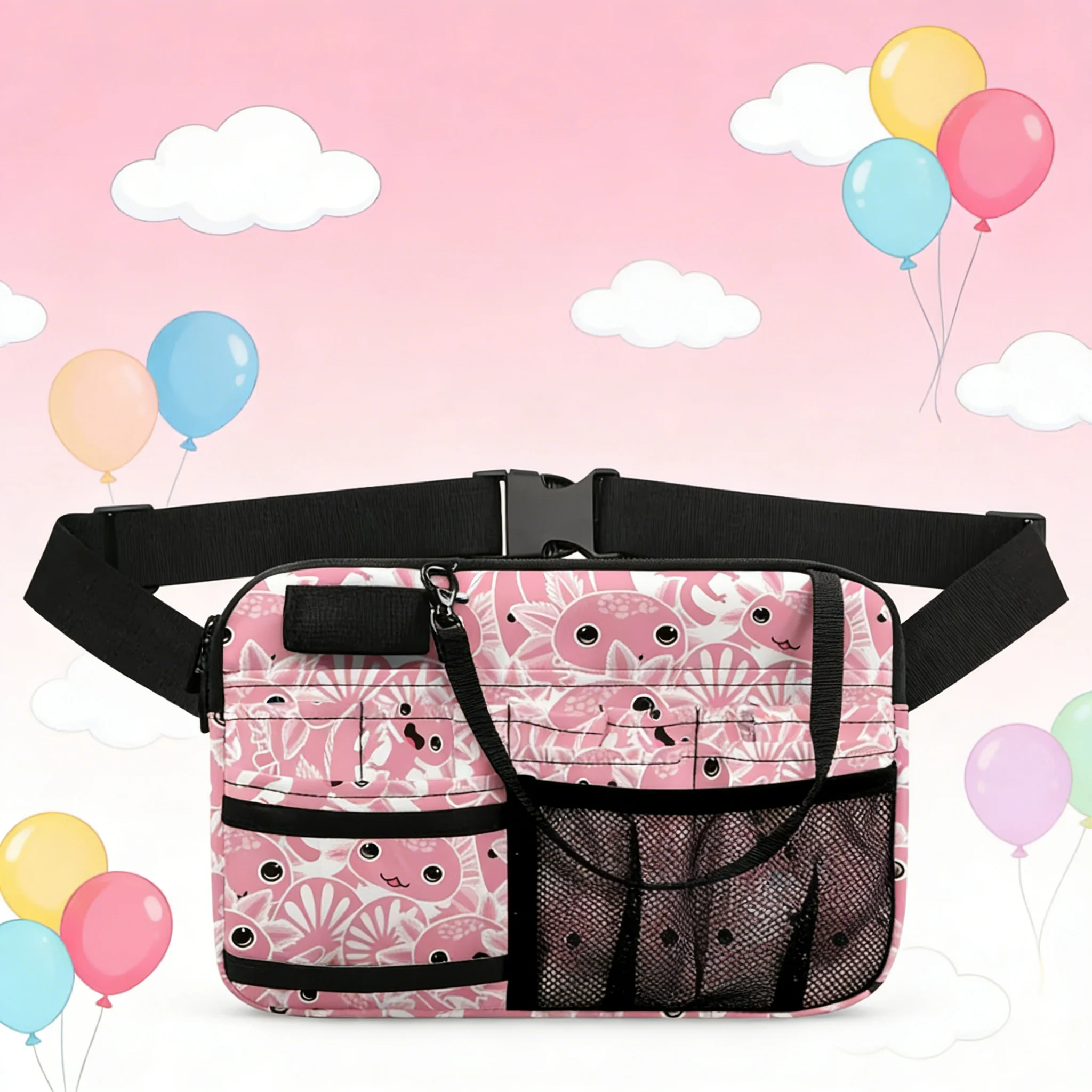 Cartoon Syringe & Nurse Cat Waist Bag, Multi-Pocket Fanny Pack for Nurses, Portable Medical Organizer Belt Pouch
Cartoon Syringe & Nurse Cat Waist Bag, Multi-Pocket Fanny Pack for Nurses, Portable Medical Organizer Belt Pouch