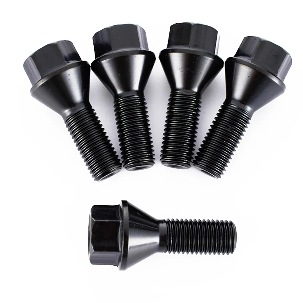 5PCS 12x1.5| 12x1.25| 14x1.5| 14x1.25 |40mm |45mm| 50mm| 55mm Cone Seat Car wheel spacer adapter wheel bolts For BMW Volkswagen 
5PCS 12x1.5| 12x1.25| 14x1.5| 14x1.25 |40mm |45mm| 50mm| 55mm Cone Seat Car wheel spacer adapter wheel bolts For BMW Volkswagen