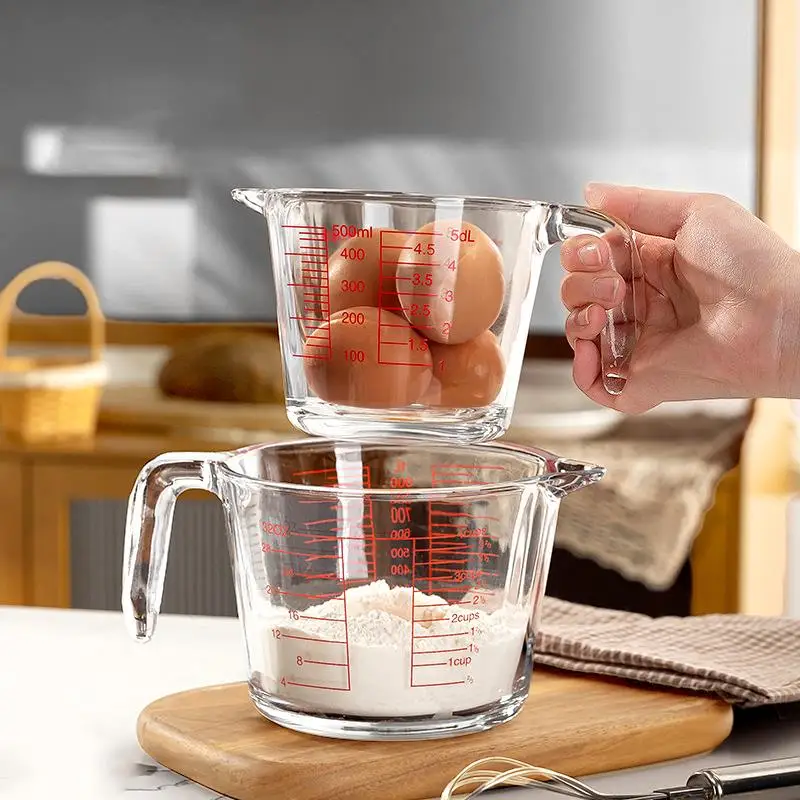 Food Grade Glass Measuring Cup High Temperature Resistant Kitchen Baking Egg Beating Cup Large Capacity with Scale Water Cup
Food Grade Glass Measuring Cup High Temperature Resistant Kitchen Baking Egg Beating Cup Large Capacity with Scale Water Cup
