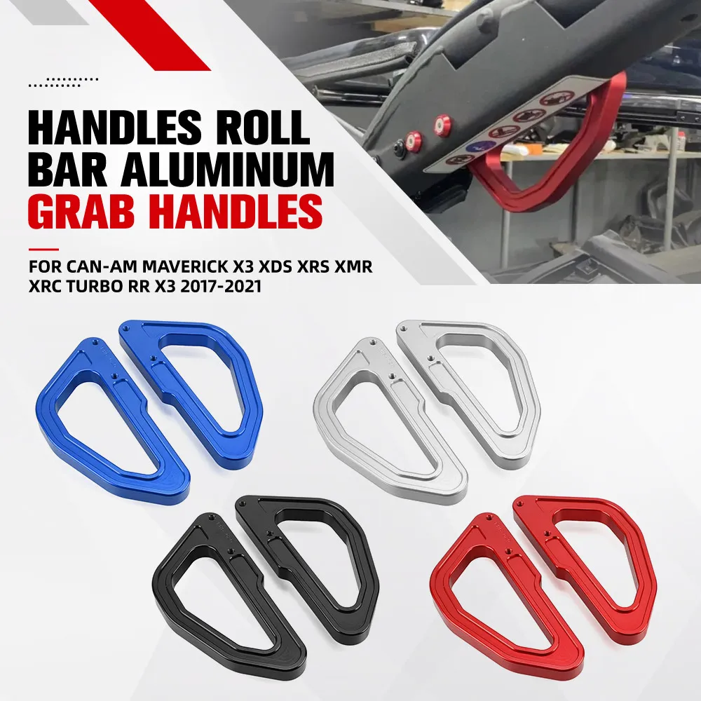 Billet Aluminum Roll Bar Grab Handles For Can-Am Maverick X3 XDS XRS XMR XRC Turbo RR X3 2017-2021 2020 2019 2018 Heavy Duty
Billet Aluminum Roll Bar Grab Handles For Can-Am Maverick X3 XDS XRS XMR XRC Turbo RR X3 2017-2021 2020 2019 2018 Heavy Duty