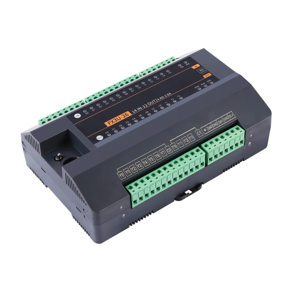 PLC плк FX3U-26MT/MR 4AI 2AO Works With GX Series Software PLC Programmable Logic Controller
PLC плк FX3U-26MT/MR 4AI 2AO Works With GX Series Software PLC Programmable Logic Controller