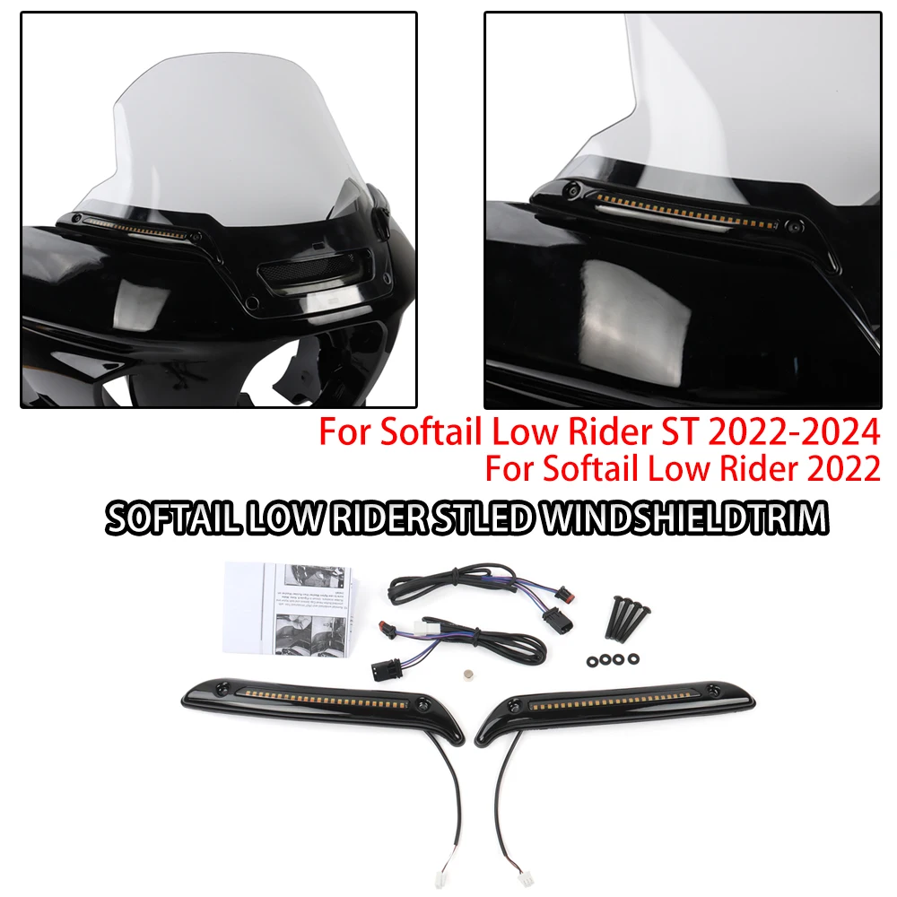 2022-2024 NEW Motorcycle WHITE RUN LIGHT Windshield decorative light For Harley Softail Low Rider ST El Diablo FXRST FXLRST
2022-2024 NEW Motorcycle WHITE RUN LIGHT Windshield decorative light For Harley Softail Low Rider ST El Diablo FXRST FXLRST