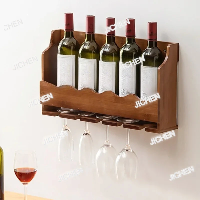 ZQ Kitchen Restaurant Wall Hanging Wine Racks Solid Wood Living Room Wine Bottle Glass Holder Simple Small Apartment Storage She
ZQ Kitchen Restaurant Wall Hanging Wine Racks Solid Wood Living Room Wine Bottle Glass Holder Simple Small Apartment Storage She