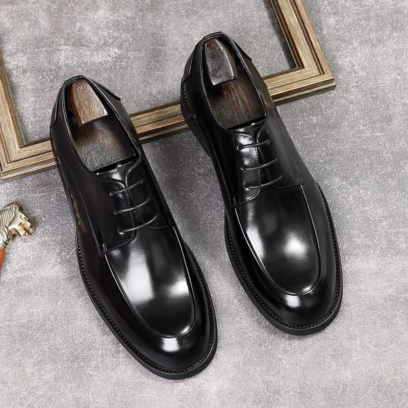 Men Shoes Dress Genuine Leather Formal Business Work Soft For Man Male Men's Oxford Flats Shoe For Men
Men Shoes Dress Genuine Leather Formal Business Work Soft For Man Male Men's Oxford Flats Shoe For Men