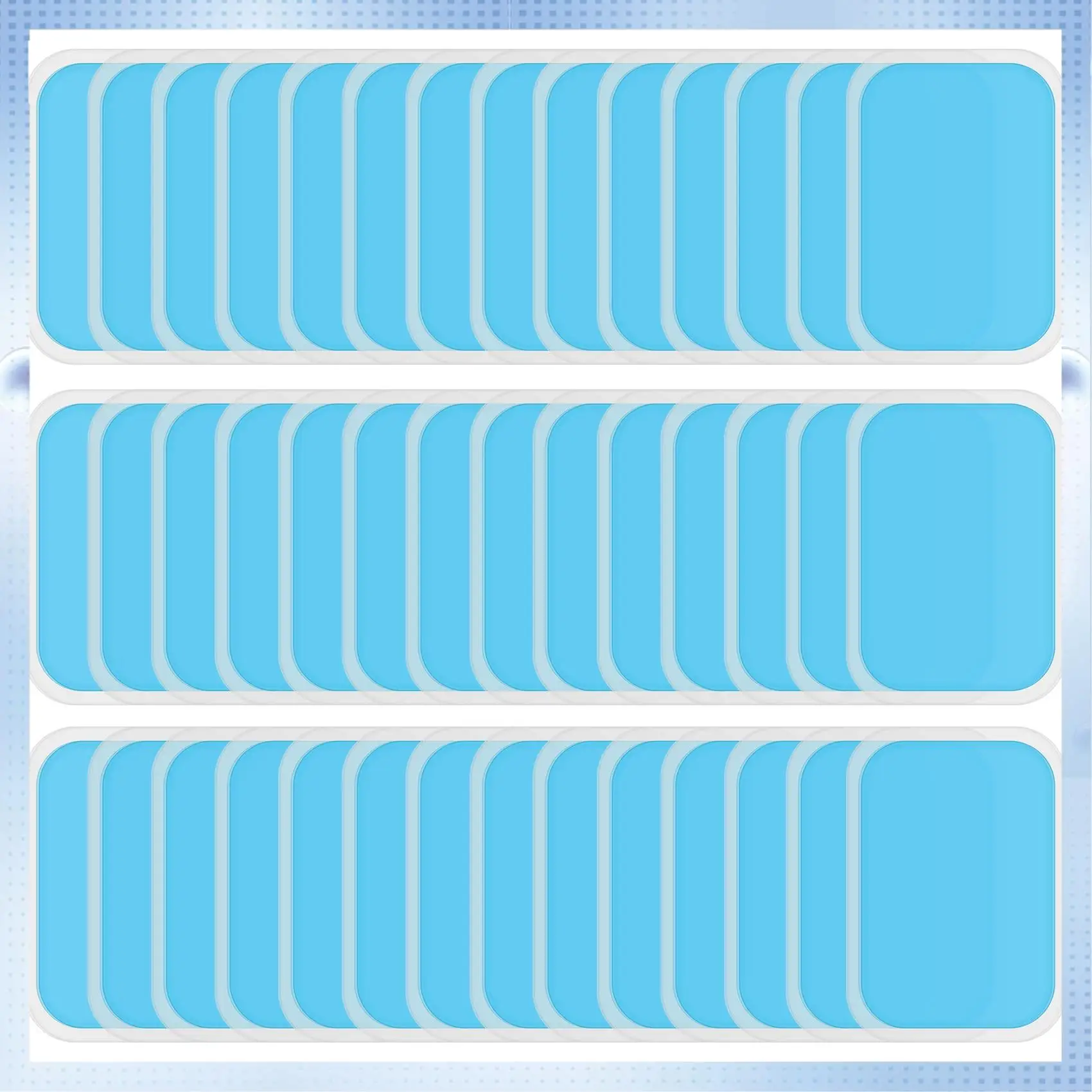 ABMW-100PCS EMS Gel Pad, Electrode Gel Replacement Pad, EMS Absorbent Gel Pad, Abdominal Muscle Trainer Accessories
ABMW-100PCS EMS Gel Pad, Electrode Gel Replacement Pad, EMS Absorbent Gel Pad, Abdominal Muscle Trainer Accessories