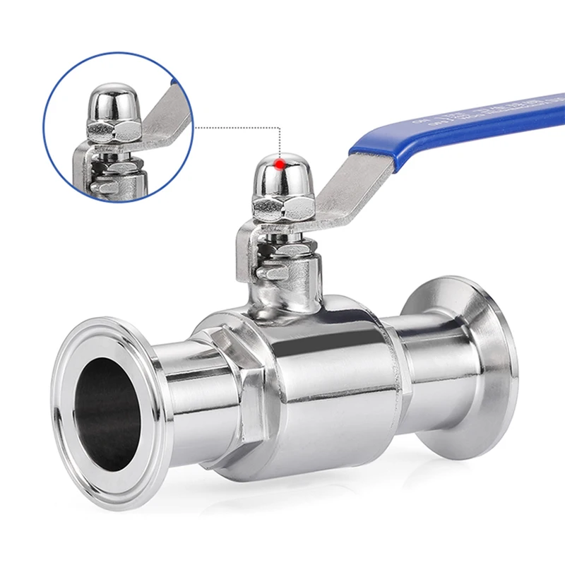 89mm 304 Stainless Steel Sanitary 2-Way Ball Valve Tri Clamp Chuck 106mm 3" Ferrule Type For Food Grade Homebrew Diary Product
89mm 304 Stainless Steel Sanitary 2-Way Ball Valve Tri Clamp Chuck 106mm 3" Ferrule Type For Food Grade Homebrew Diary Product